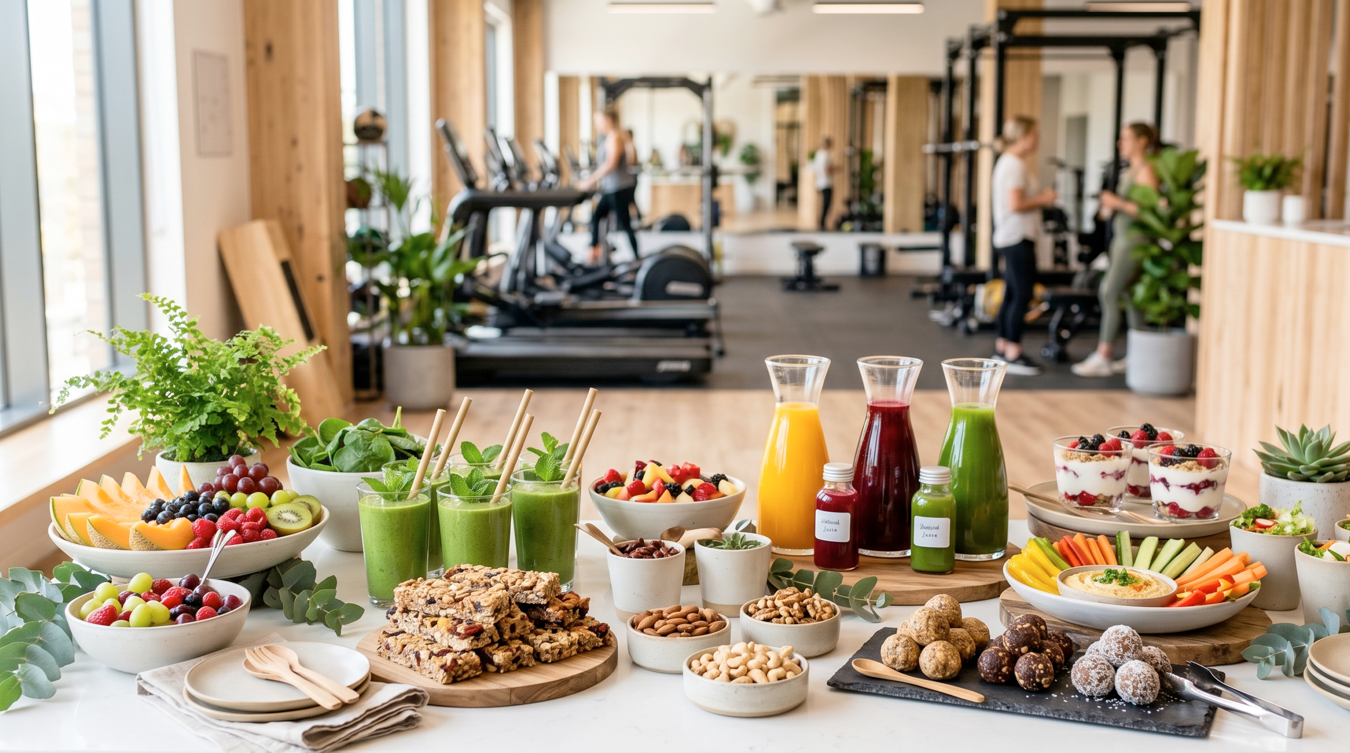 Alimentação saudável e nutrição para eventos fitness e academias corporativas