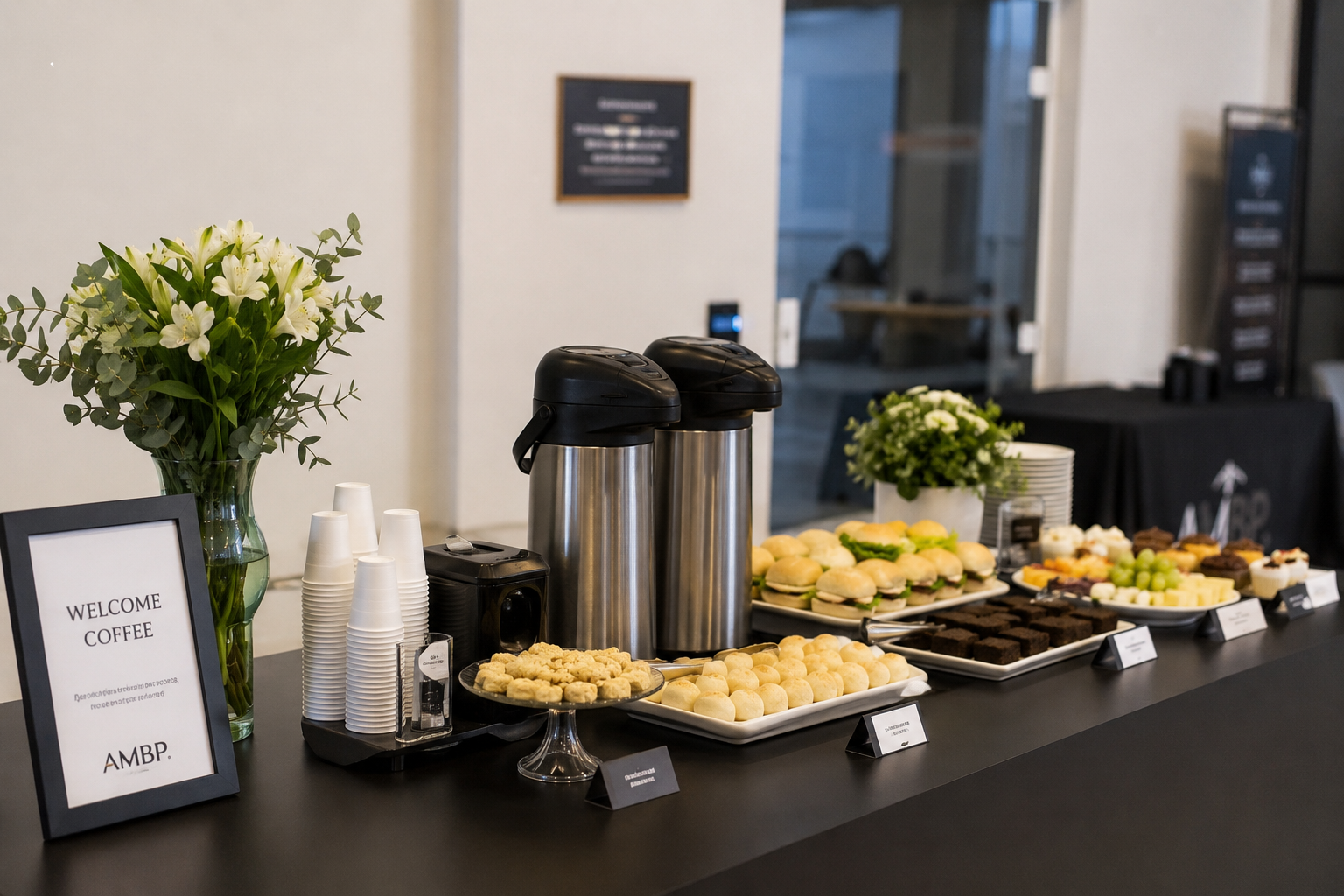 Welcome coffee corporativo para órgãos públicos e empresas em São Paulo